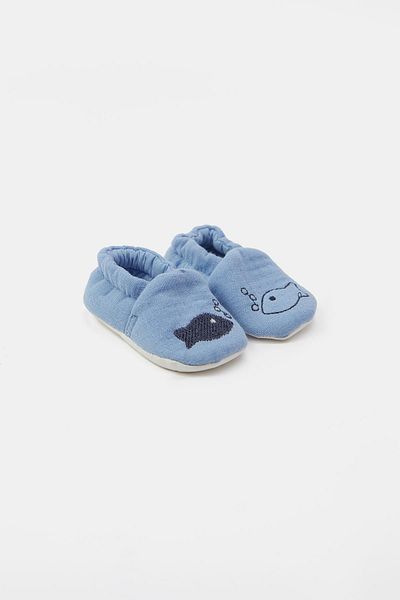 Layette Bg Store Baby Boy Blue Booties 23Ss0Lt8005