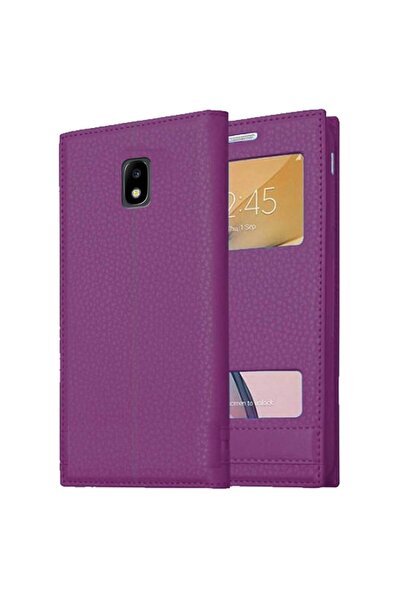 Tekamo Samsung Galaxy J3 Pro Uyumlu Pencereli Kapaklı Magnum Kılıf