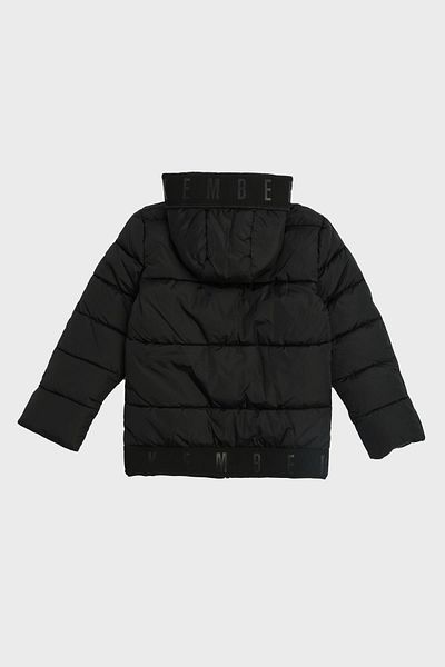Bikkembergs Bg Store Boy's Black Coat 23Fw0Bk1966