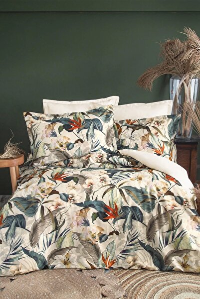 İssimo Home Spasso %60 TENCEL™ Lyocell %40 Pamuk Dijital Saten Nevresim Takım...