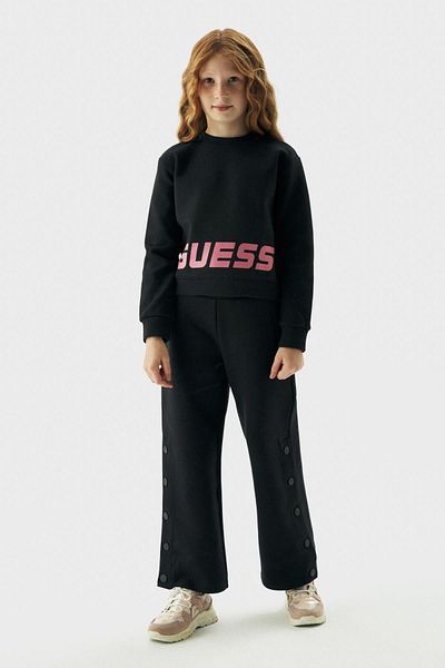 Guess Bg Store Κοριτσίστικο Μαύρο Φούτερ 23pfwgjyq23