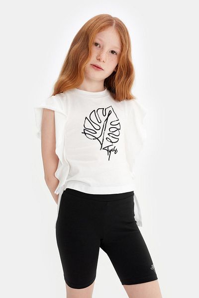 Tyess Bg Store Girl Ecru Tshirt 23ss0tj4516