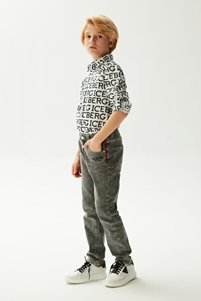 Iceberg Bg Store Erkek Çocuk Siyah Pantolon