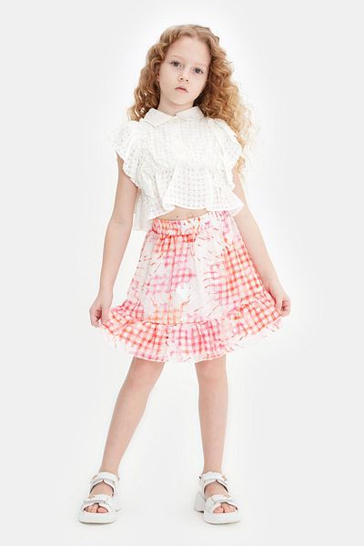 Tyess Fustă cu modele fete magazin Bg 23ss0tj4305