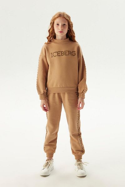 Iceberg Φούτερ Bg Store για κορίτσια ανοιχτό καφέ