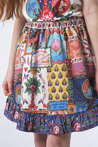 SWATSKY Bg Store Girl's Patterned Skirt