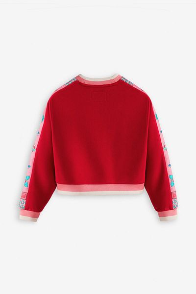 SWATSKY Bg Store Dunkelrosa Sweatshirt für Mädchen 23pfwsw1549
