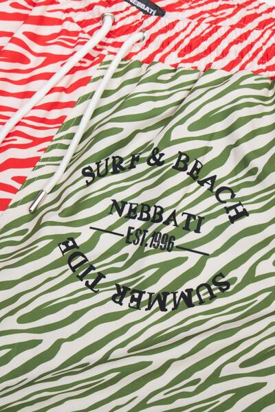 Nebbati Bg Store Patterned Dad Shorts 23ss0nb3161