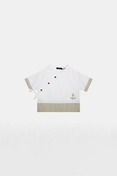 GB Baby بي جي ستور بيبي بوي قميص أبيض 23ss2bg1625