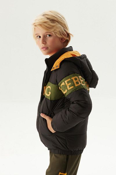 Iceberg BG Store Boy's Black Coat