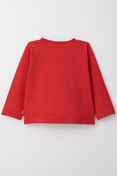 Breeze 1-4 Years Boy Red Long Sleeve T-Shirt