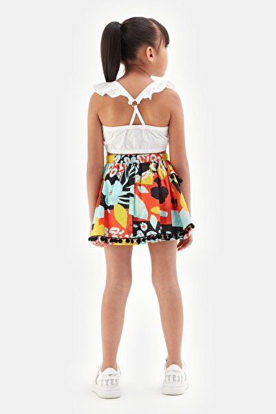 Tyess Bg Store Κοριτσίστικη Λευκή Μπλούζα 23ss1tj4614