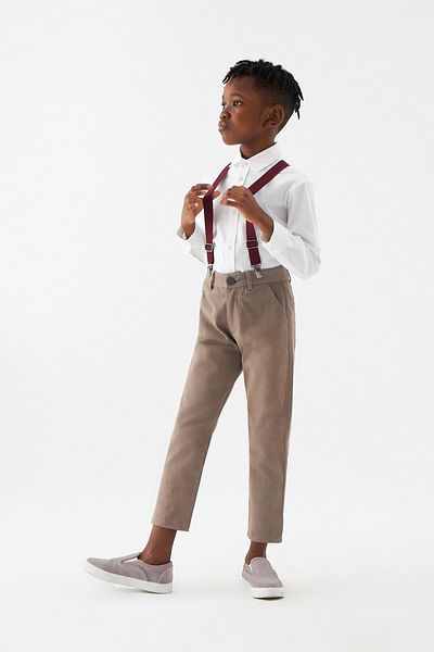 Nebbati Gemusterte Hose für Jungen 22fw0nb3224