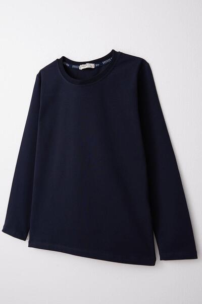 Breeze Μακρυμάνικο μπλουζάκι αγοριού Navy Blue - 5-14 ετών