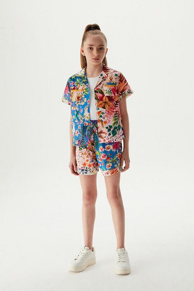 SWATSKY Bg Store Girl Patterned Shirt 23ss2sw6616