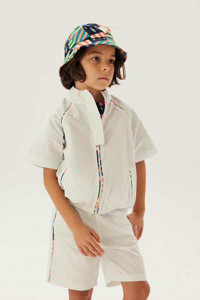 Nebbati سترة بيضاء للأولاد من BG Store