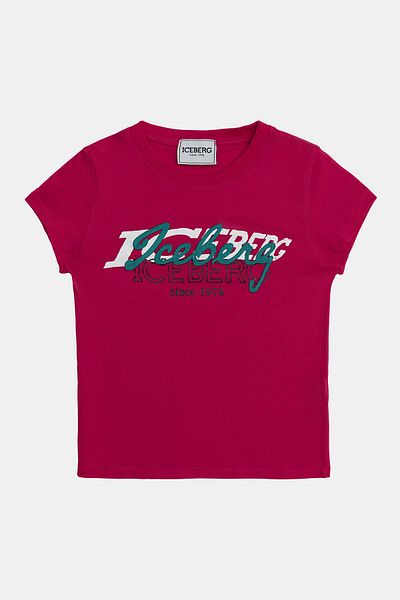 Iceberg Bg Store Girl's Red T-shirt 23ssıts3150