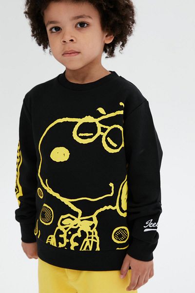 Iceberg Bg Store Boy's Black Sweatshirt 23ssımf3117