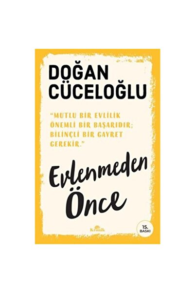 Kronik Kitap Evlenmeden Önce - Doğan Cüceloğlu