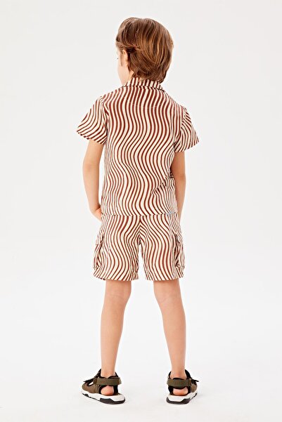 Beverly Hills Polo Club BG Store Erkek Çocuk Desenli Şort