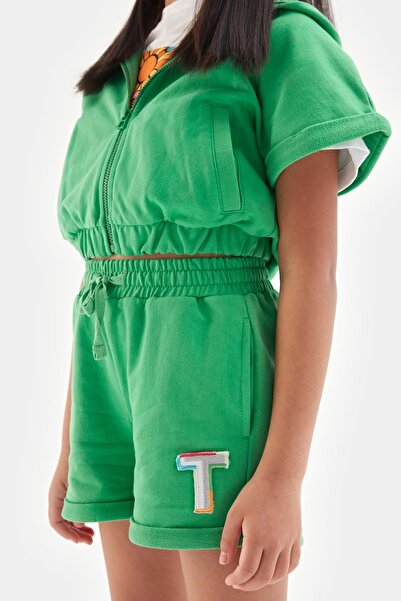 Tyess Bg Store Girl's Green Shorts 23Ss0Tj4109