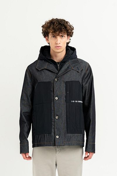 GMG FIRENZE Fırenze Indigo Men's Coat - Gmg Gu23Mfw05015