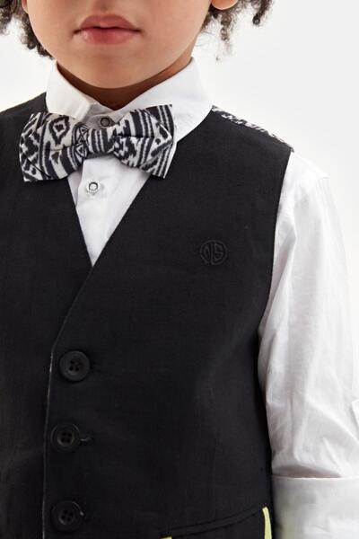 Nebbati Bg Store Boy's Patterned Vest 23Ss1Nb3716