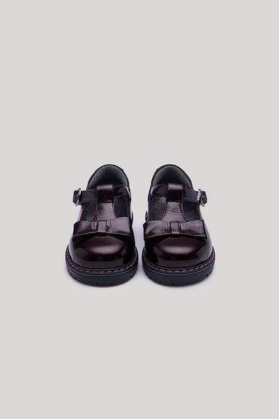GB Baby Bg Store Baby Girl Burgundy Shoes