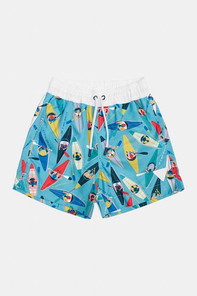Nebbati Bg Store Pantaloni scurți cu model pentru băieți 23ss0nb3140