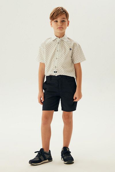 Nebbati BG Store Boys' Navy Blue Shorts