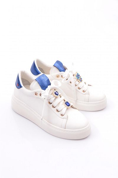 DGN Es1516 Pantofi sport decorați cu șireturi pentru damă