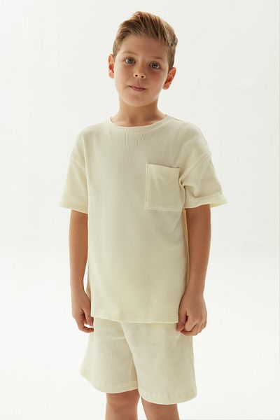 Nebbati Μπλουζάκι BG Store Boy Ecru