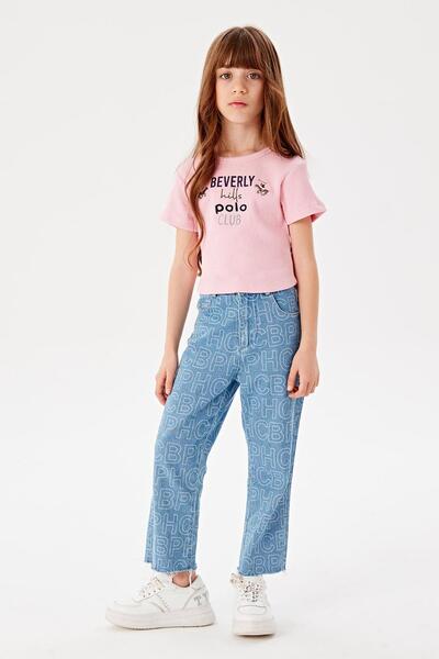 Beverly Hills Polo Club BG Store Kız Çocuk Pembe T-Shirt
