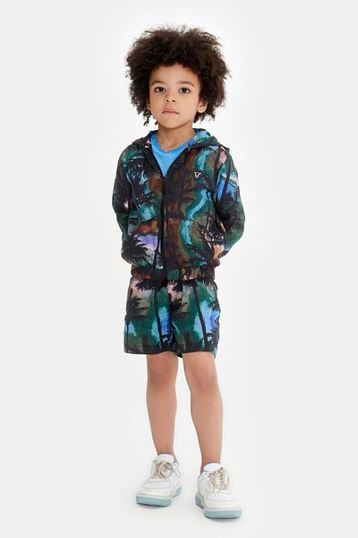 Nebbati Bg Store Boy's Patterned Tracksuit Top 23ss0nb3411