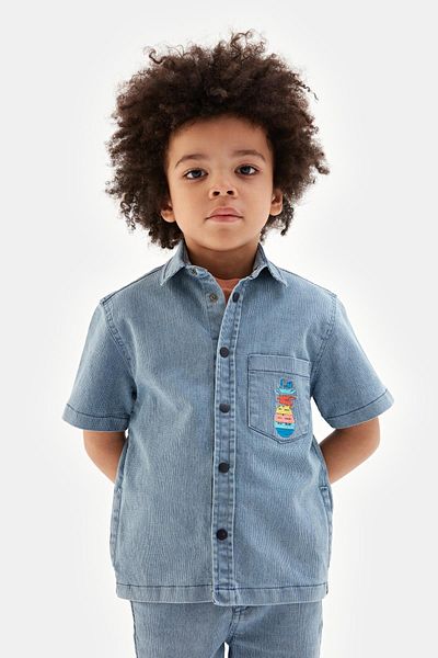 Nebbati Cămașă cu dungi Bg Store Boy 23ss0nb3609