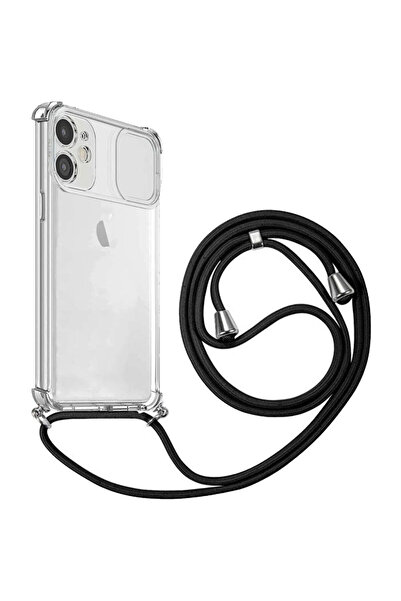 Smart Tech Apple Iphone 11 Ip Askılı Şeffaf Kamera Korumalı Kılıf