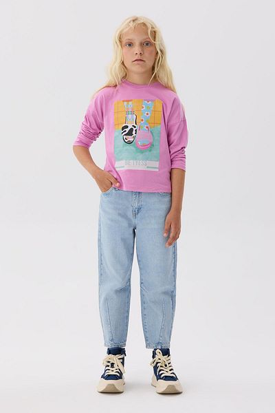 Tyess Tricou roz pentru fete BG Store