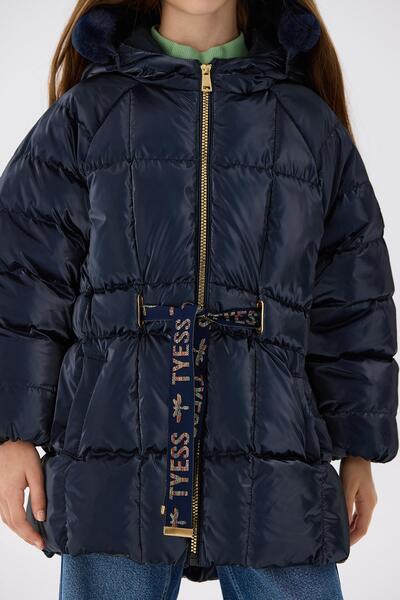 Tyess BG Store Kız Çocuk Lacivert Mont