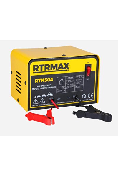 Rtrmax RTM504 Akü Şarj Cihazı 12V-20-105 Ah