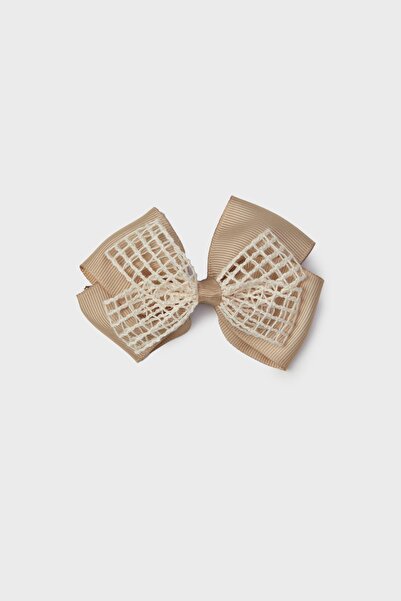 Tyess BG Store Kız Çocuk Ekru Toka