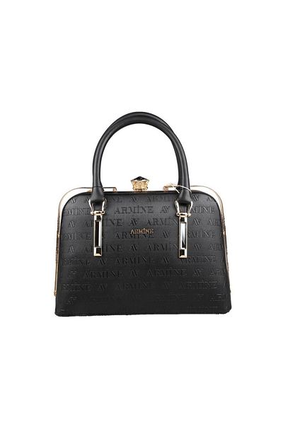 Armine 339 Black Laser Women's Shoulder & Hand Bag