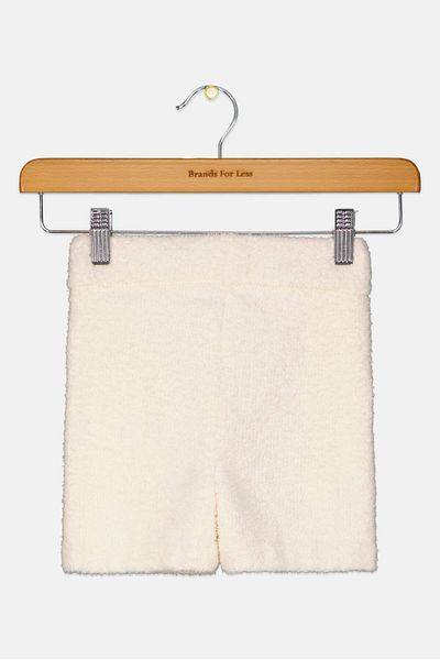 NA-KD Toddlers Girl Teddy Pajama Short, Off White
