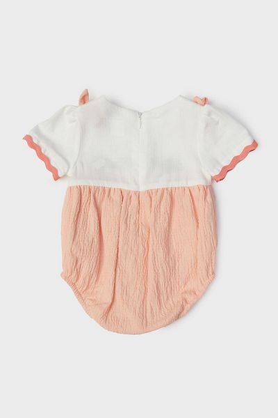 Layette BG Store Baby Girl Salmon Jumpsuit