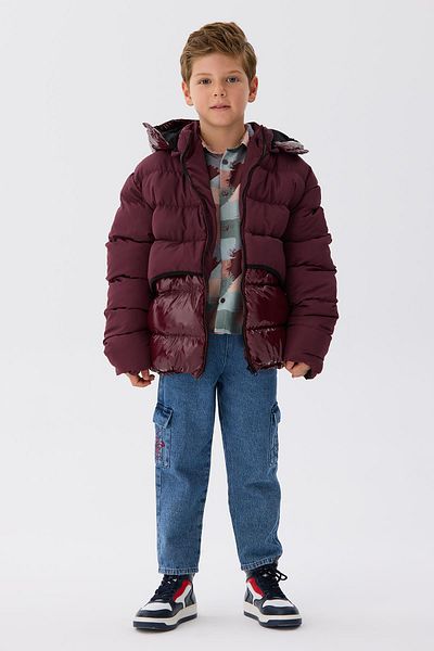 Nebbati Bg Store Boy's Red Coat