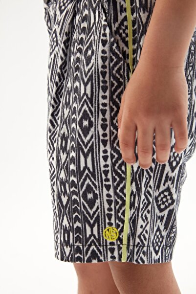 Nebbati Bg Store Erkek Çocuk Desenli Şort 23ss1nb3122