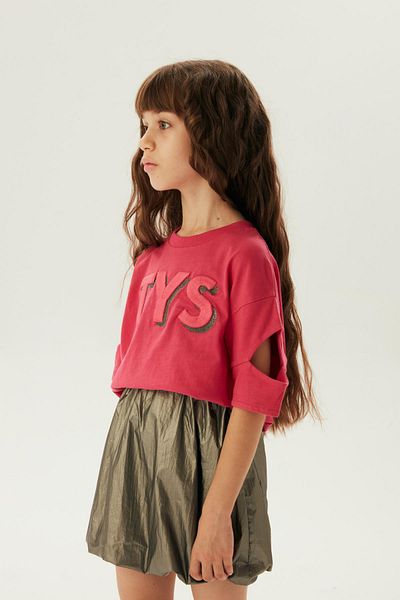 Tyess BG Store تنورة فضية للفتيات