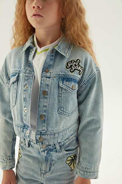 Tyess BG Store Girl's Denim Jacket