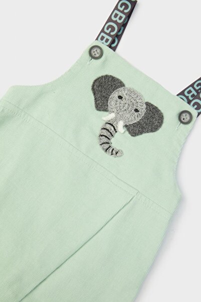 Layette Bg Store Baby Boy Green Salopet 23Fw0Lt8111