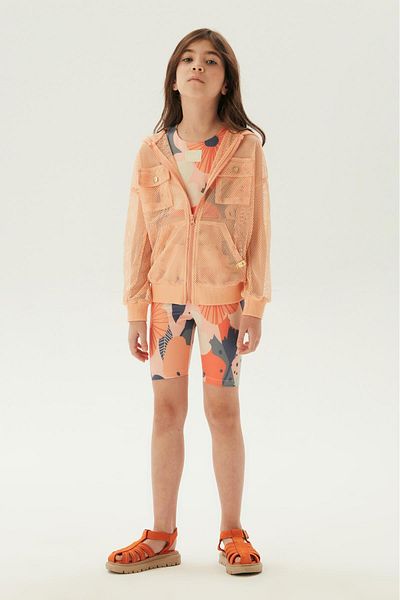 Tyess BG Store Topuri de trening pentru fete Somon