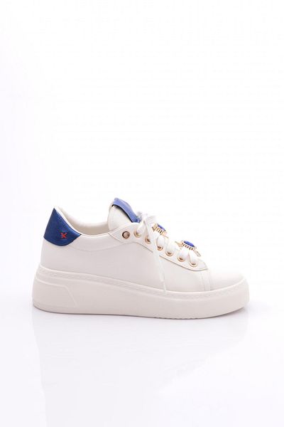 DGN Es1516 Pantofi sport decorați cu șireturi pentru damă